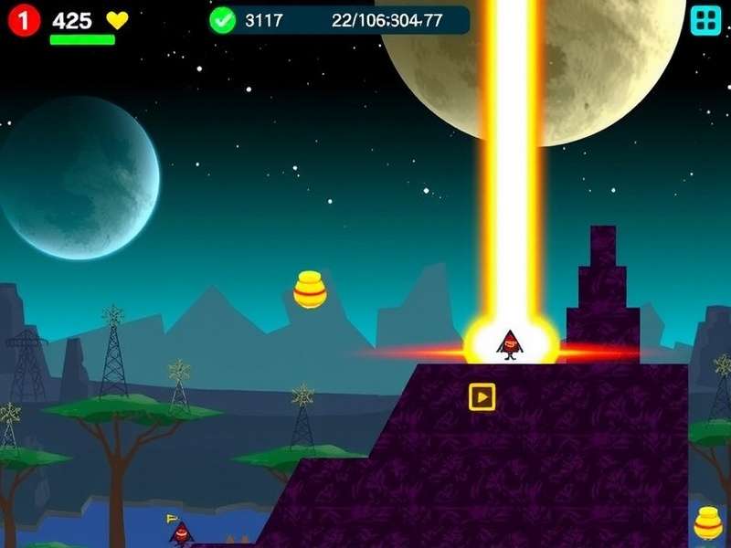 Planet Comet Raider Gameplay Screenshot